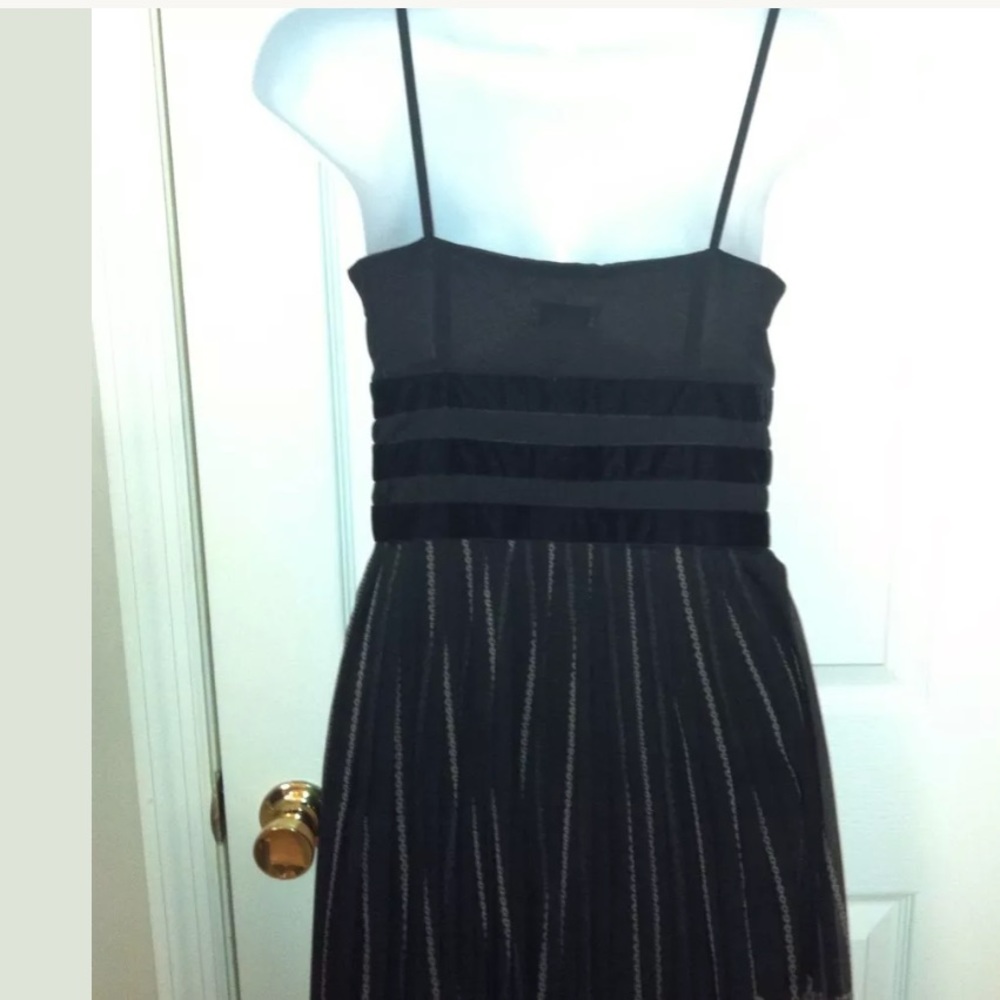 Ann Taylor LOFT Knife Pleat Dress spaghetti Strap - Picture 7 of 8